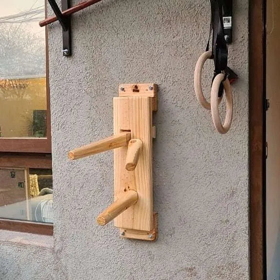 Wooden Dummy Wall