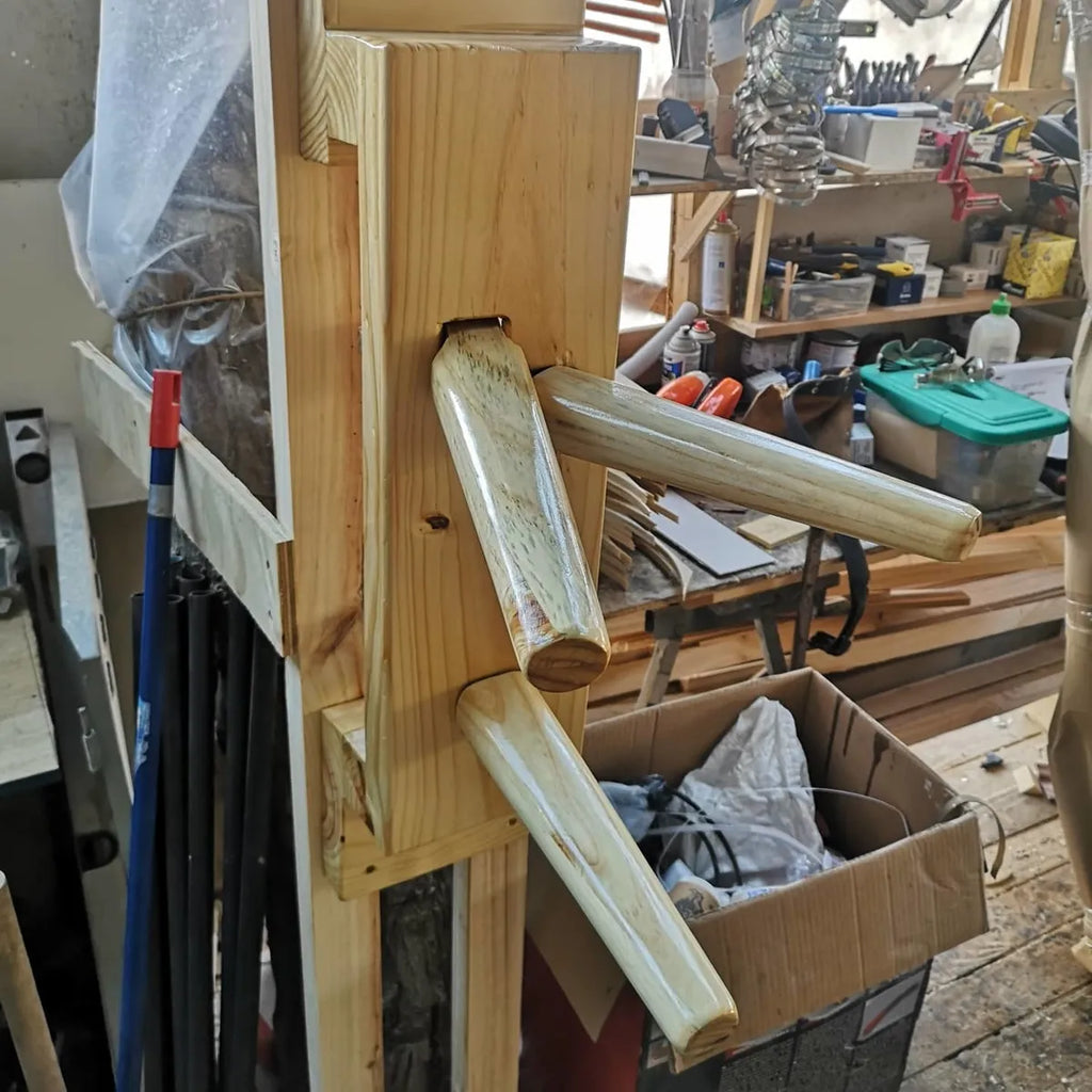 Wooden Dummy Wall