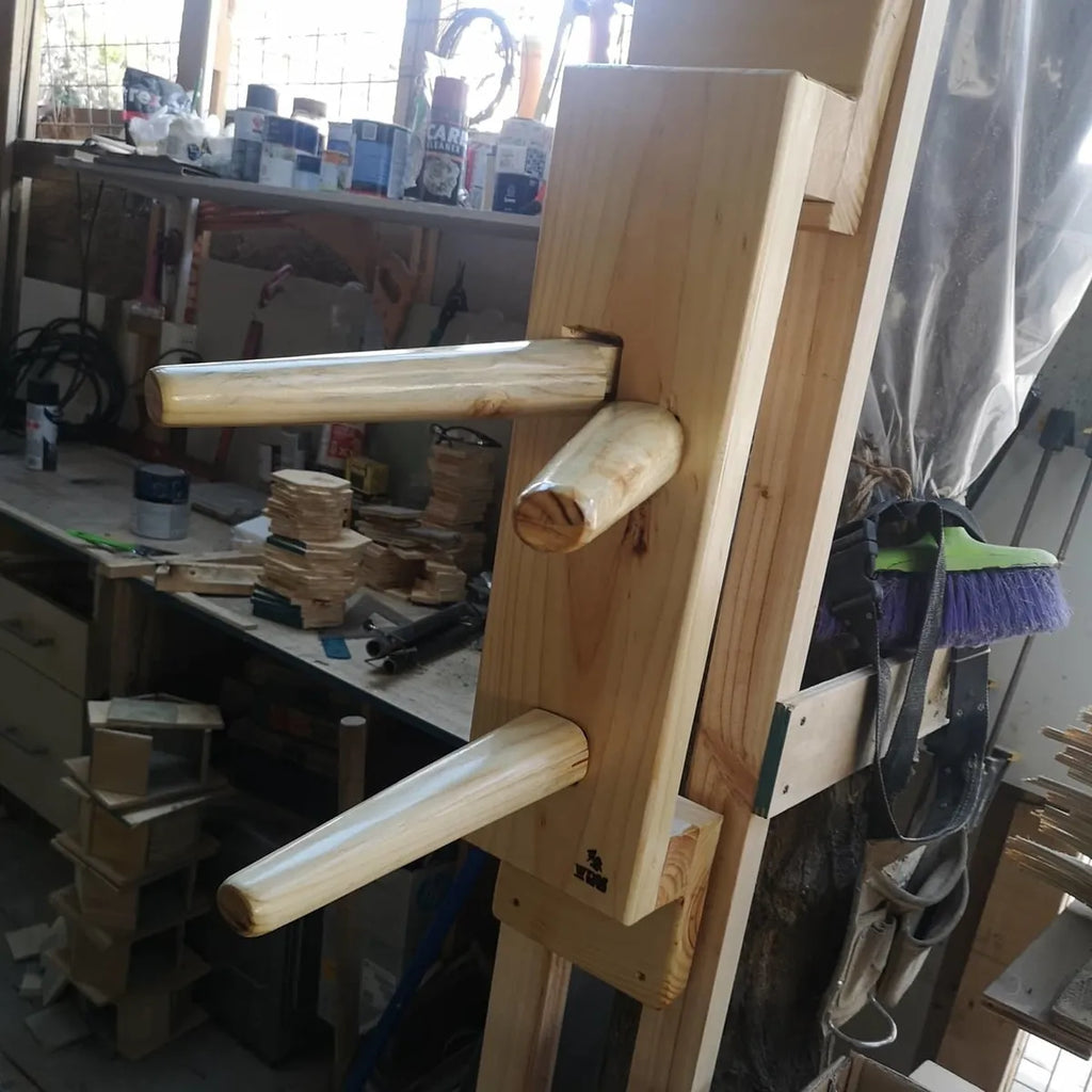 Wooden Dummy Wall